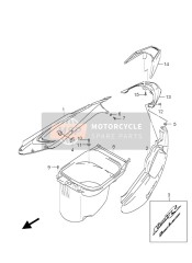 9221102E10NE2, Scatola CASC0  Ricambi Non Verniciata, Suzuki, 0